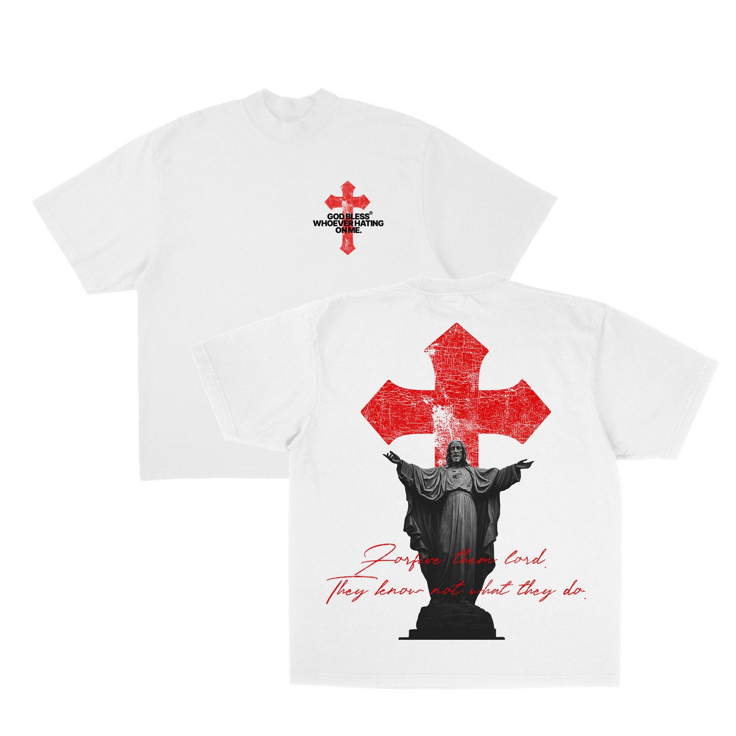 FORGIVE THEM WHITE TEE